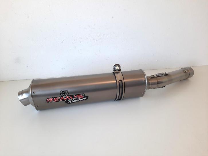 Remus titanium uitlaatdemper Aprilia RSV Mille Tuono, Motoren, Onderdelen | Overige, Gebruikt, Ophalen of Verzenden