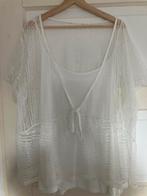Witte kanten blouse - Maat L, Ophalen of Verzenden, Nieuw, Maat 42/44 (L), Wit