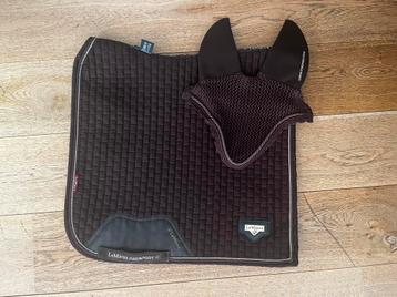 LeMieux dekje Dresuur Puisance Suede Bruin maat L/Full/paard beschikbaar voor biedingen