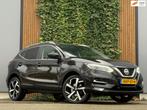 Nissan Qashqai 1.3 DIG-T Tekna+PANO|TREKHAAK|LEDER|ACC|360|D, Auto's, Nissan, Gebruikt, 4 cilinders, 1290 kg, Leder en Stof