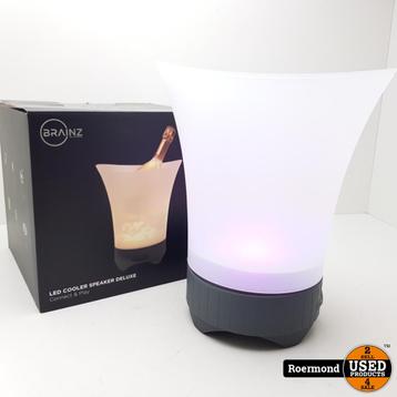 Brainz Led Cooler Speaker Deluxe Nieuw beschikbaar voor biedingen