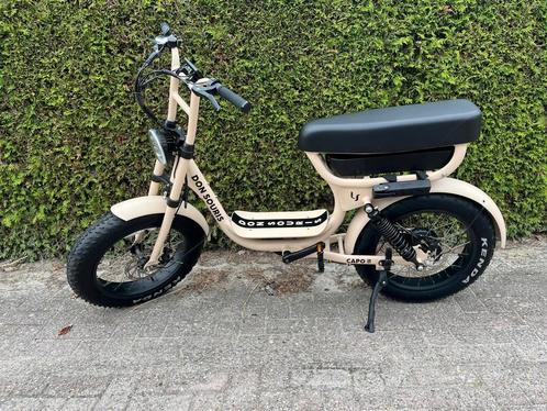 Don Souris Capo kleur beige, Fietsen en Brommers, Elektrische fietsen, Zo goed als nieuw, Overige merken, 50 km per accu of meer
