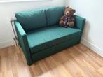 Donkergroen slaapbank - ideaal voor logeerkamer, Ophalen, 190 cm of minder, Zo goed als nieuw, Groen