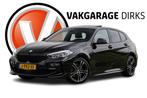 BMW 1-serie 118i Aut7 M-Sport  Pano  LED  Sfeer, 65 €/maand, Stof, Gebruikt, Zwart