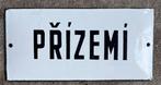 Emaille bord "Prizemi", Verzamelen, Merken en Reclamevoorwerpen, Ophalen of Verzenden, Gebruikt, Reclamebord
