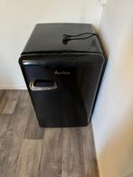 Amica Retro Koelkast Zwart - 88x55x61,5, Witgoed en Apparatuur, Koelkasten en IJskasten, 85 tot 120 cm, Gebruikt, 100 tot 150 liter