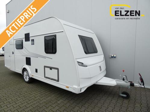 Tabbert Senara 460 DMK actie prijs, Caravans en Kamperen, Caravans, Bedrijf, tot en met 5, 1000 - 1250 kg, Treinzit, Tabbert, Dwarsbed