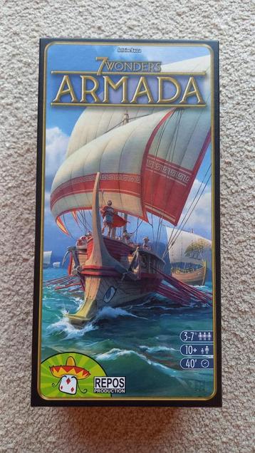 Uitbreiding 7 Wonders 'Armada' (nieuw!) beschikbaar voor biedingen