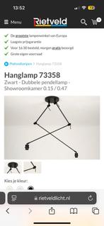 Lumidora hanglamp met 2 grote bollen voor aan de pendels., Huis en Inrichting, Lampen | Plafondlampen, Ophalen of Verzenden, Zo goed als nieuw