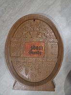 Asbach Brandy Wandbord - Vintage Plastic, Ophalen of Verzenden