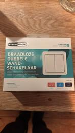KlikAanKlikUit Draadloze dubbele wandschakelaar AWST-9000, Ophalen of Verzenden, Nieuw
