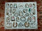 Set prachtige! vintage houten kerstfiguren kerstornamenten, Diversen, Ophalen of Verzenden