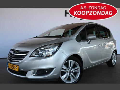 Opel Meriva 1.4 Turbo Blitz Navigatie Leder Stoelverwarming, Auto's, Opel, Bedrijf, Te koop, Meriva, ABS, Airbags, Airconditioning