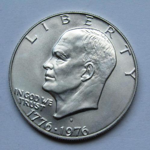 ** One Dollar 1776-1976 - USA - ZILVER **  -  KWALITEIT  **, Postzegels en Munten, Munten | Amerika, Losse munt, Noord-Amerika