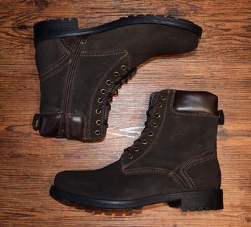 Camel Active - leren veterboots Mont 6B brown - maat 46