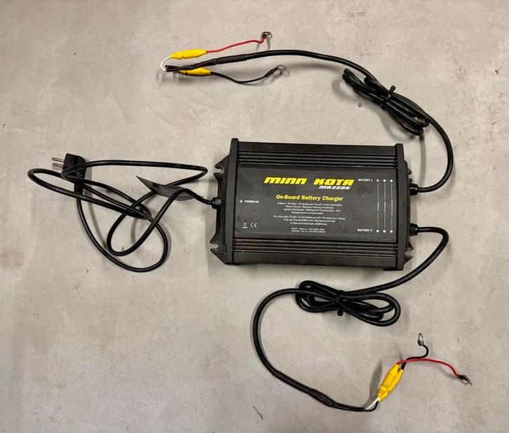 Minn Kota MK220E Acculader - Boot, Watersport en Boten, Hengelsport | Roofvissen, Gebruikt, Ophalen