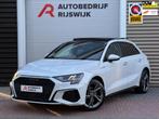 Audi A3 Sportback 45 TFSI e S edition Competition Pano/Sfeer, Auto's, Gebruikt, Euro 6, 4 cilinders, Wit