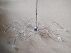 Dimbare design lamp kroonluchter, Ophalen, Zo goed als nieuw, Glas, 75 cm of meer