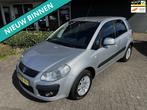 Suzuki SX4 1.6 Exclusive AUTOMAAT ECC/NAV/KEYLESS APK+NAP, Stof, Gebruikt, Zwart, Origineel Nederlands