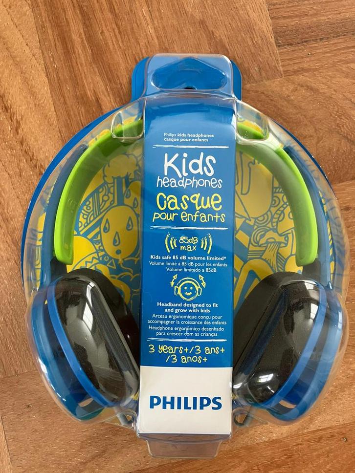 Philips kids koptelefoon SHK2000  - Nieuw in verpakking, Audio, Tv en Foto, Koptelefoons, Nieuw, Over oor (circumaural), Philips