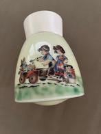 kinderkamer handbeschilderde unieke plafonlamp, Ophalen of Verzenden, Zo goed als nieuw, Glas, Vintage