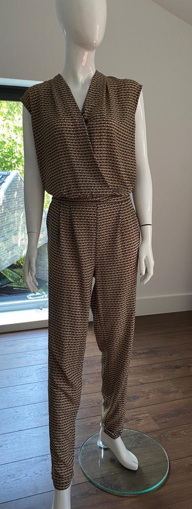 La Fée Maraboutée bruine Jumpsuit Maat42, Kleding | Dames, Jumpsuits, Zo goed als nieuw, Maat 42/44 (L), Bruin, Ophalen of Verzenden