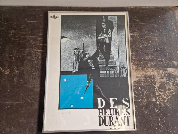 Jean Claude Götting - Des heures durant gesigneerde prent, Antiek en Kunst, Kunst | Overige Kunst, Ophalen of Verzenden