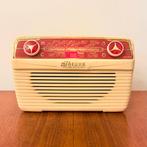 VINTAGE BUIZENRADIO MINERVA 555/1 1955 MERCEDES RADIO ITALIË, Antiek en Kunst, Antiek | Tv's en Audio, Verzenden