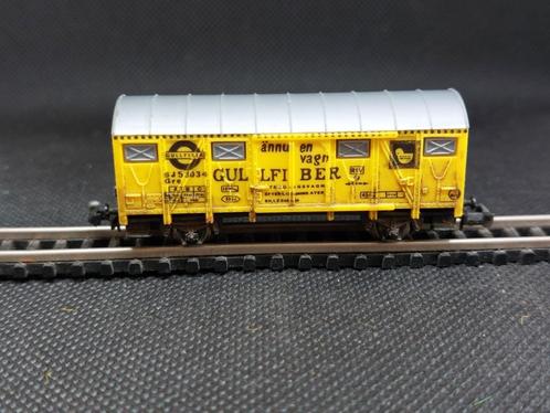 Lima 320409 - ged.goederenwagen ´Gullfiber´ (13768), Hobby en Vrije tijd, Modeltreinen | N-Spoor, Gebruikt, Wagon, Gelijkstroom