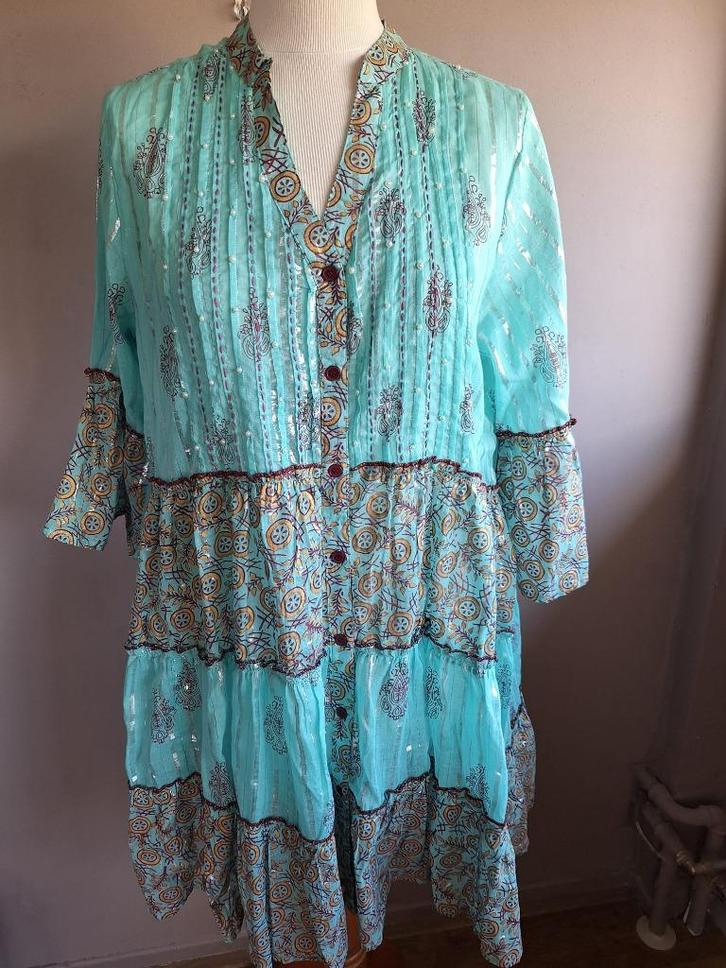 Nieuwe boho/ibiza stretch tuniek print van Boho, maat L/XL, Kleding | Dames, Blouses en Tunieken, Nieuw, Maat 42/44 (L), Ophalen of Verzenden