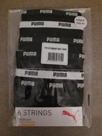 Puma 6-pack Strings XS - Zwart Nieuw, Puma, Ophalen of Verzenden, Zwart, String