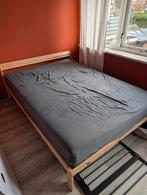Ikea Bed 140x200 + Matras, Ophalen, Gebruikt, Bruin, Tweepersoons