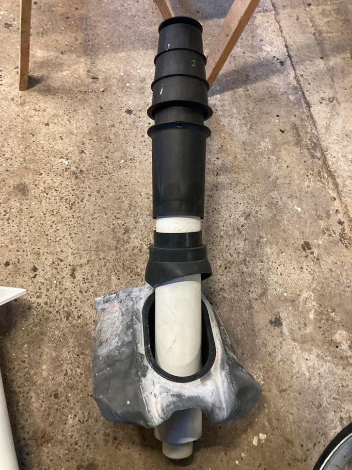 Rookgasafvoer CV ketel - Diverse onderdelen, Doe-het-zelf en Verbouw, Buizen en Afvoer, Gebruikt, Afvoer, Pvc, Minder dan 2 meter