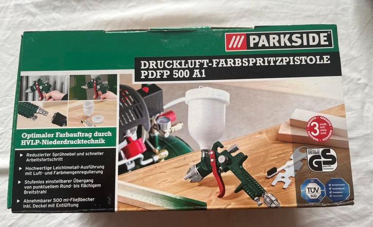 Parkside verfspuit op perslucht, Doe-het-zelf en Verbouw, Gereedschap | Handgereedschap, Nieuw, Ophalen of Verzenden