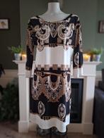 K-Design K Design crème zwart bruin jurk XL Gratis Verzenden, Kleding | Dames, Jurken, K-design, Verzenden, Zwart, Maat 46/48 (XL) of groter