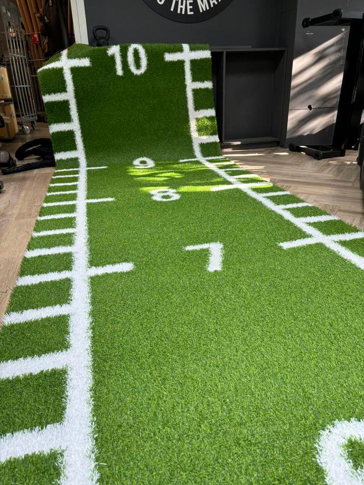 kunstgrasmat/Sprint track 10, 11 x 1,5 meter fitness/gym, Sport en Fitness, Fitnessmaterialen, Nieuw, Verzenden