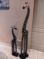 Giraffe Decoratie Set - Groot & Klein, Huis en Inrichting, Woonaccessoires | Schalen en Manden, Ophalen, Zo goed als nieuw, Hout