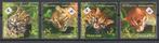 WWF set postzegels van de Katten van Thailand, Ophalen of Verzenden, Postfris, Dier of Natuur