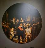 Schilderij Nachtwacht Rembrandt rond 120 cm, Antiek en Kunst, Ophalen of Verzenden