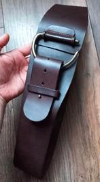 Dames Tailleband Corset Dames Leren Riem Donker bruin, Echt leder, Ophalen of Verzenden, Zo goed als nieuw, Bruin