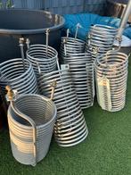Diverse rvs Warmtewisselaar’s 22mm 25 meter buis, Ophalen of Verzenden, Zo goed als nieuw, Verwarming