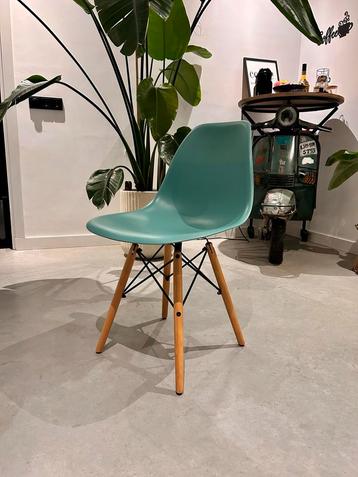 Set van 4 Petrol Groene Eetkamerstoelen beschikbaar voor biedingen