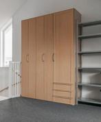 Slaapkamerkast beuken (222 cm hoog), Huis en Inrichting, Kasten | Kledingkasten, Ophalen, Gebruikt, 200 cm of meer, 150 tot 200 cm