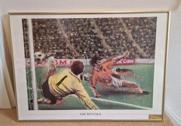 The Revenge ingelijste reproductie Voetbal beschikbaar voor biedingen