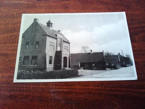 N33 - Sprang-Capelle - Gemeentehuis - Mooi/Oud, Verzamelen, Ansichtkaarten | Nederland, Zuid-Holland, Verzenden