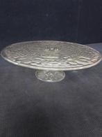 Glazen taartplateau, Antiek en Kunst, Ophalen of Verzenden