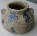 KRUIK, POT, VAAS, KAN DECO STEEN BLAUW 17 CM DIA 24 CM Nieuw, Huis en Inrichting, Woonaccessoires | Vazen, Blauw, Aardewerk of Porselein