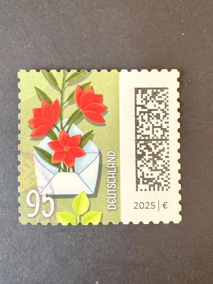 Bund 2025 95 Bloem gestempeld., Postzegels en Munten, Postzegels | Europa | Duitsland, Gestempeld, 1990 tot heden, Ophalen of Verzenden