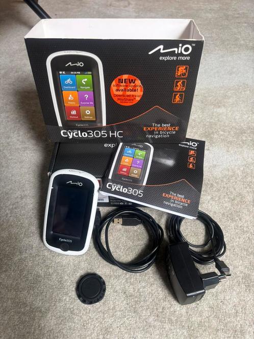 Mio Cyclo 305, Fietsen en Brommers, Fietsaccessoires | Fietscomputers, Gebruikt, Draadloos, GPS, Waterdicht, Ophalen of Verzenden