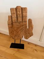 Decoratieve houten hand op standaard, Huis en Inrichting, Woonaccessoires | Overige, Ophalen of Verzenden, Zo goed als nieuw
